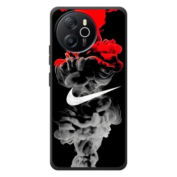 Силиконовый Чехол на Blackview Oscal Tiger 12 с картинкой Nike Nike дым
