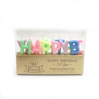 Набор свечей букв для торта "Happy birthday" (9381 DSCN)