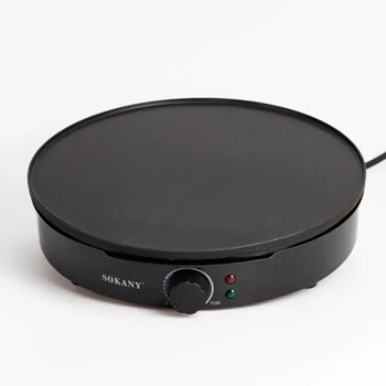 Млинниця електрична Sokany SK-BBQ-842 електромлинниця Ø30 см автоматична млинниця для дому професійна