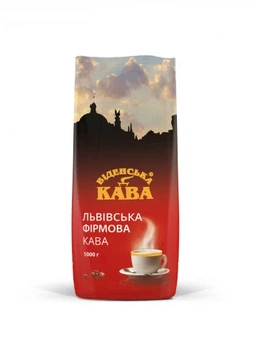 Кава зернова Віденська кава Львівська Фірмова 1 кг