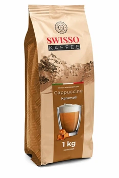 Капучино Swisso Cappuccino Karamell зі смаком карамелі 1 кг