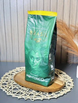 Кава в зернах Café Monterico Brazil Premium Coffee 100% Арабіка 1 кг