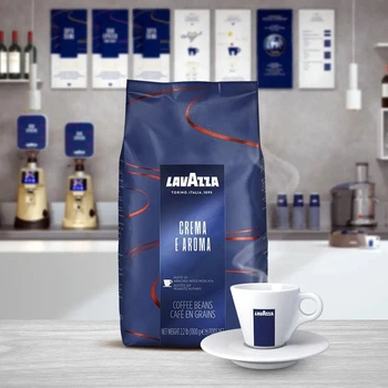 Кава зернова Lavazza Crema e Aroma Espresso Coffee beans Лавацца Крема Арома купаж Арабіки та Робусти 1000г