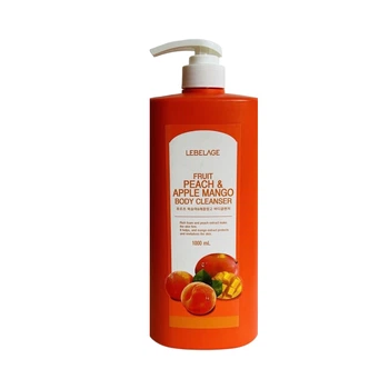 LEBELAGE Гель для душу Fruit Peach & Apple Mango 1000мл
