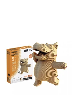 Картонний конструктор "Cartonic Collectible HIPPO" колір різнокольоровий Cartonic ЦБ-00299529
