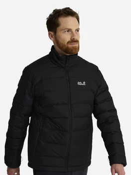 Пуховик короткий чоловічий Jack Wolfskin Wild Pass Down Jkt M Rds A66299-6000 M Чорний (4064886758611)