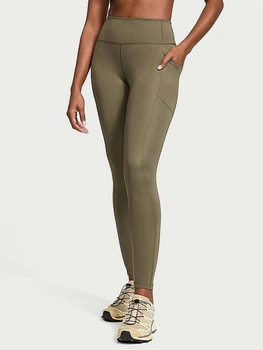 Спортивные леггинсы для фитнеса женские Victoria's Secret 114960706 XL Зеленые (1161367155)