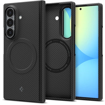 Чехол Spigen Air Skin Aramid MagFit для Samsung Galaxy Fold 8 Ultra Black (ACS11510)