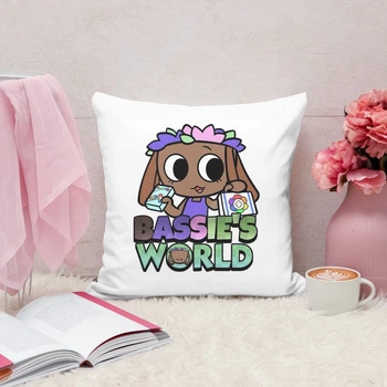 Подушка плюшевая Dandy's world Roblox Мир Денди Роблокс Bessie Бесси 35х35 см (СД000169)