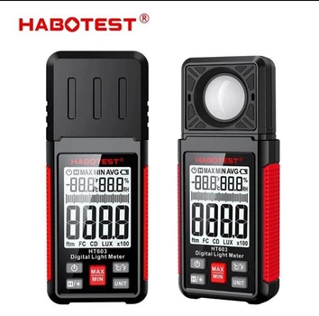 Люксметр цифровой 3в1 Habotest HT603 (от 0 до 200000 Lux; -20...+60°C; 0-99,9%)