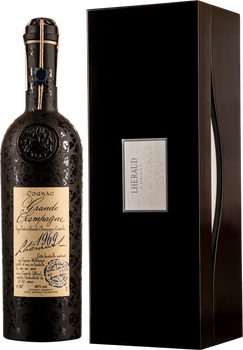 Коньяк Lheraud Grande Champagne 1969 0.7 л 46% у подарунковій упаковці (3558270010061)