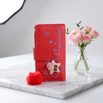 Кошелек No brand 466 женский красный
