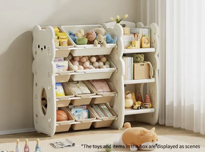 Стелаж для іграшок Монтессорі Kivibaby Bear XXSNJ-010