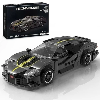 Конструктор Technic Bugatti La Voiture Noire Black Phantom Машина Спорткар Колекційна № 685 298 деталей
