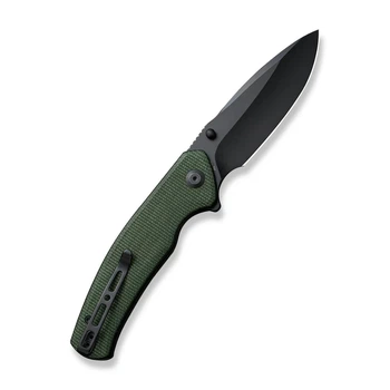 Ніж складаний Sencut Slashkin Linerlock, лезо Plaine Black D2, руківя Green Micarta, Китай, S20066-3