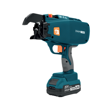 Акумуляторний пістолет для в'язання арматури PROFI-TEC PPRT40 MaxGrip (20 В, безщітковий двигун, арматура 12–40 мм) 2×PT2040VX (4.0 Аг), ЗП BC20V, дві катушки 0.8-100, КЕЙС (008169)