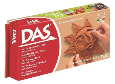 Глина DAS Toys Самотвердіюча Terracotta 500 г 387100 FIL (8000144043002)