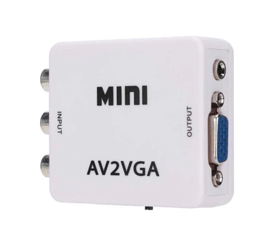Адаптер AV (RCA) на VGA з аудіо 1080P Schöff перехідник (ST-SC007)