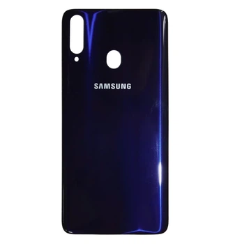Задняя крышка для Samsung Galaxy A20s (SM-A207FZ) Blue (AAA)
