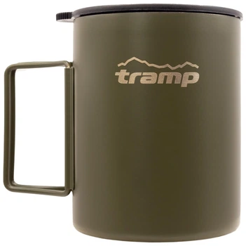 Термокружка TRAMP зі складаними ручками та поїлкою 500мл UTRC-142 olive (UTRC-142-olive)