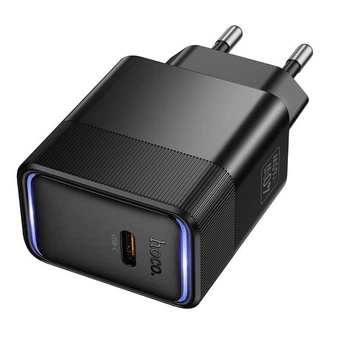 Адаптер сетевой HOCO Lounge single port PD charger CS113A |1Type-C, 40/60W, 3A, PD3.2/QC3.0| 5259611