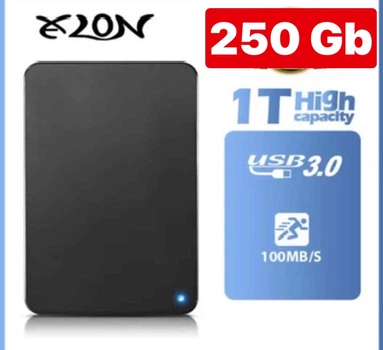 Портативный внешний жесткий диск АТА XLON HD 250Gb USB 3.0 для ПК/Windows/Mac/PS4/XBox/Linux