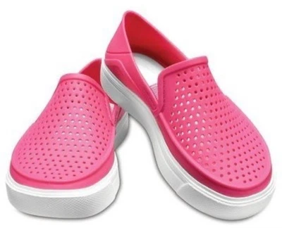 Дитячі крокси сліпони для дівчинки Crocs CitiLane Roka Pink (25/26, рожевий)