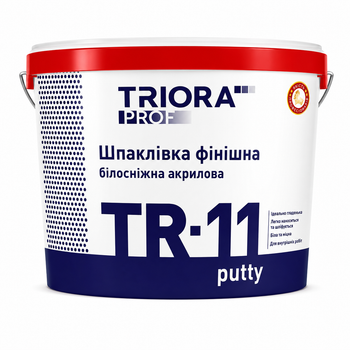 Шпаклёвка акриловая финишная TRIORA TR-11 Putty 16 кг