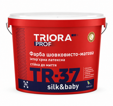 Краска интерьерная шелковистая TRIORA TR-37 Silk and Baby 10 л