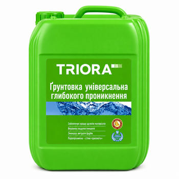 Грунтовка укрепляющая глубокого проникновения TRIORA 5 л