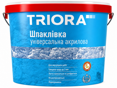 Шпаклёвка универсальная акриловая TRIORA 16 кг