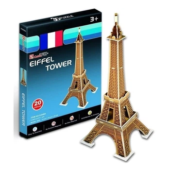 Конструктор-головоломка Cubic Fun 3D Puzzle Mini Ейфелева вежа 20 ел ,S3006