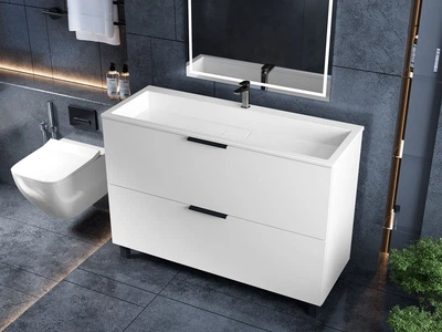 Тумба Status Hartia 120, с умывальником Aria Low 120
