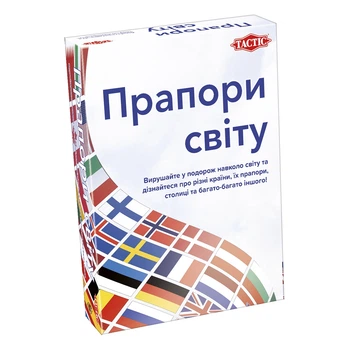 Настольная игра Tactic Прапори світу (укр) ,58139