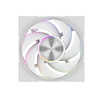 Вентилятор PcCooler Light Wing F7 X120 ARGB 120 мм PWM White