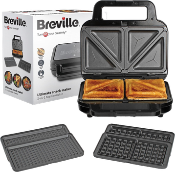 Opiekacz do kanapek Breville 3-in-1 Ultimate Snack Maker VST098X