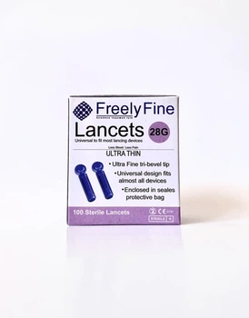 Ланцети Freely Fine 28 G 100 шт