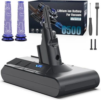 Батарея 6500mah для Dyson V8 , замена для V8 Absolute, Animal, Fluffy.