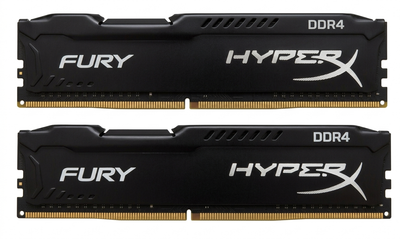 Оперативная память Kingston HyperX DDR4 16GB (2x8GB) 2400MHz (HX424C12PB2/8)