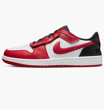 Кросівки чоловічі Jordan 1 Low Flyease 45 Червоно-білий DM1206-163