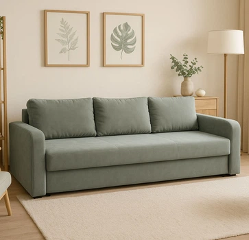 Диван Polyatskiy Eco Sofa тканина Категорії 4 1500 × 1900 мм зелений