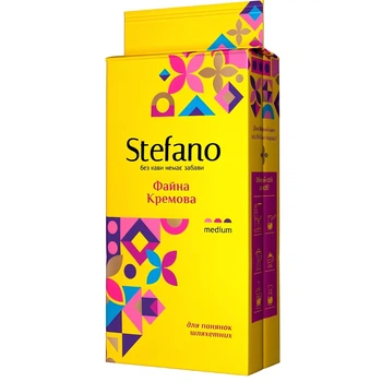 Кава мелена STEFANO Файна Кремова ірландський крем 230 г