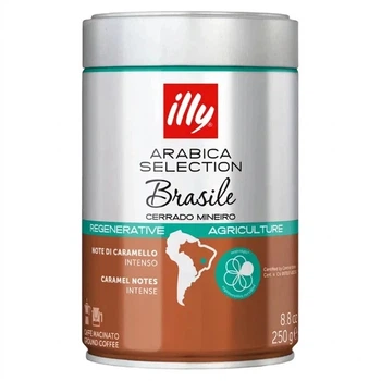 Кофе молотый Illy Brazil в железной банке 250 г