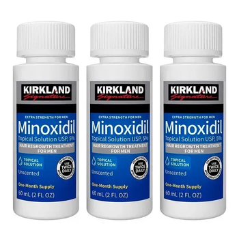 Миноксидил Kirkland 5% 60 мл 3 флаконов (на 3 месяца)