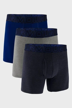 Трусы боксеры, 3 штуки Under Armour 50(L) Синий-серый (153952)