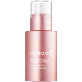 Регенеруюча сироватка з полінуклеотидами, екзосомами та спікулами Medicube PDRN Pink Collagen Exosom
