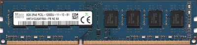Оперативная память для ПК SK hynix 8GB DDR3 1600MHz UDIMM (HMT41GU6AFR8C-PB)