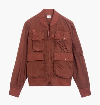 Бомбер C.P. Company Chrome-R Brown 18CMOW010A-005904G XL