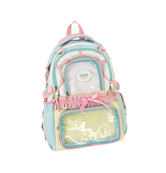 Рюкзак в стилі Лоліта бірюзовий Lolita Backpack Teal 32x44x12 см