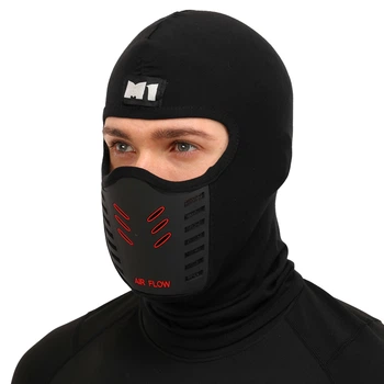 Балаклава подшлемник M1 Air Pro (вискоза, черный) (M-5522)